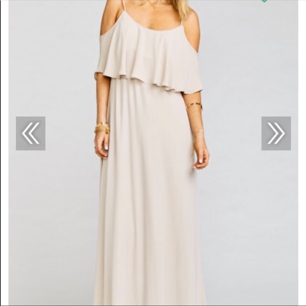 Caitlin Ruffle Maxi Dress